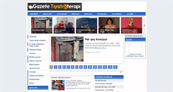 Desktop Screenshot of gazete.tiyatroterapi.com