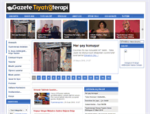 Tablet Screenshot of gazete.tiyatroterapi.com